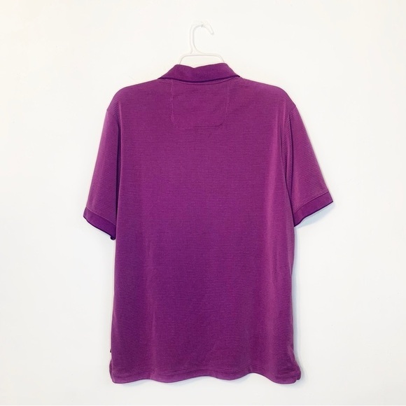 TOMMY BAHAMA Via Verde Island Zone Paisley Purple Polo Shirt, size M - Picture 3 of 5